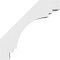 Ekena Millwork 3-in. W x 14-in. D x 14-in. H Pescadero Architectural Grade PVC Knee Brace BRCP03X14X14PEC - alternate 6